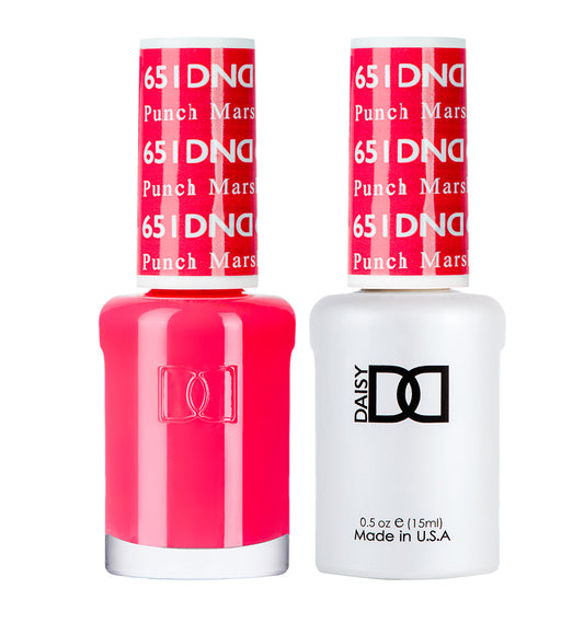 DND Duo Gel Polish-651 Punch Marshmallow