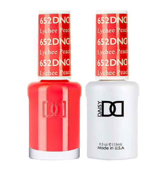 DND Duo Gel Polish-652 Lychee Peachy
