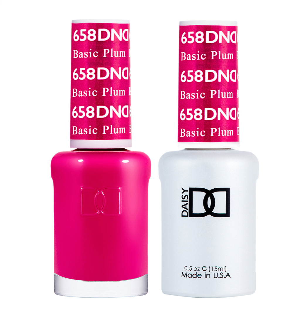DND Duo Gel Polish-658 Basic Plum