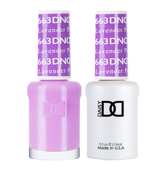 DND Duo Gel Polish-663 Lavender Pop