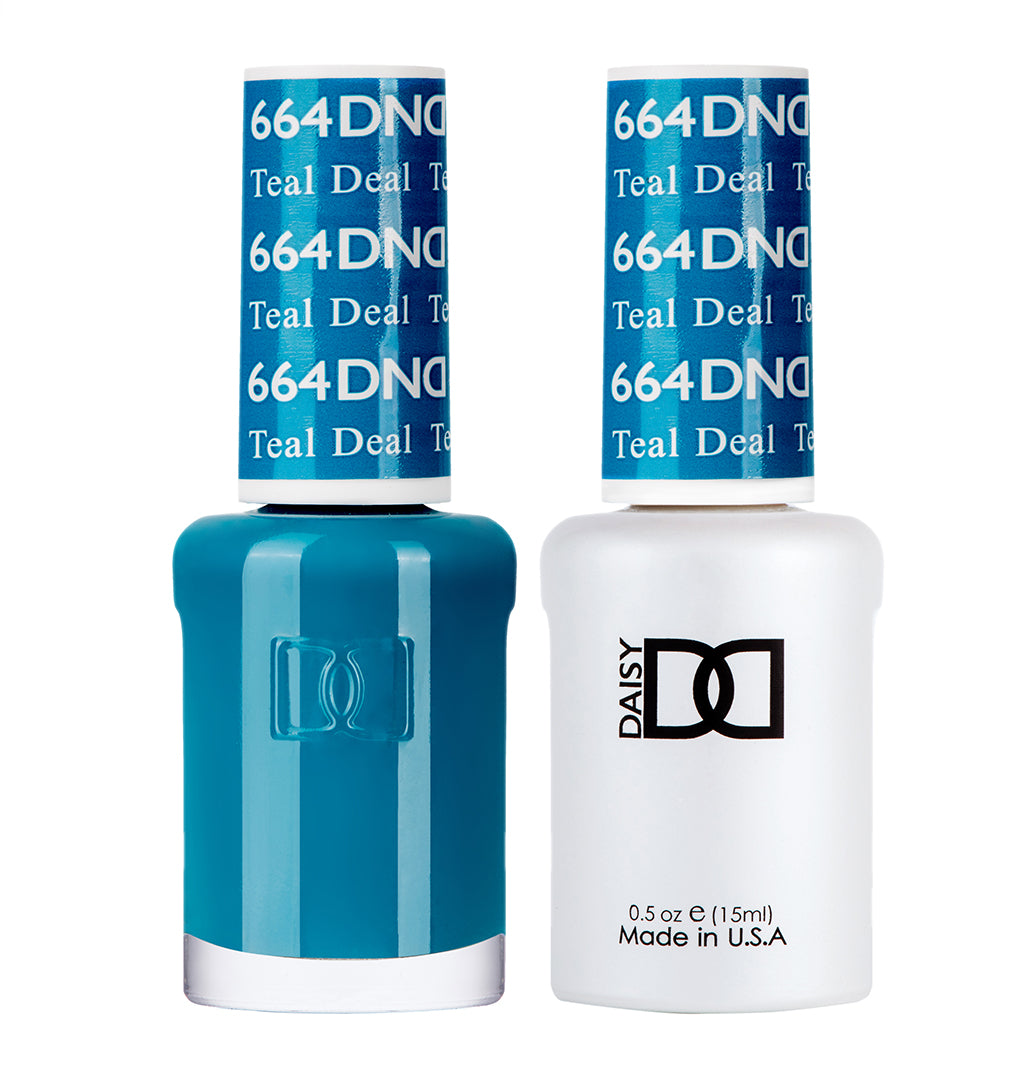 DND Duo Gel Polish-664 Teal Deal