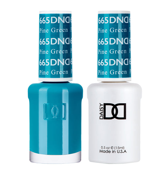 DND Duo Gel Polish-665 Pine Green