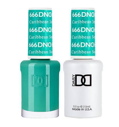 DND Duo Gel Polish-666 Caribbean Sea