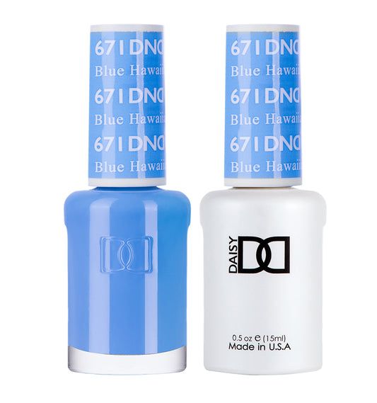 DND Duo Gel Polish-671 Blue Hawaiian