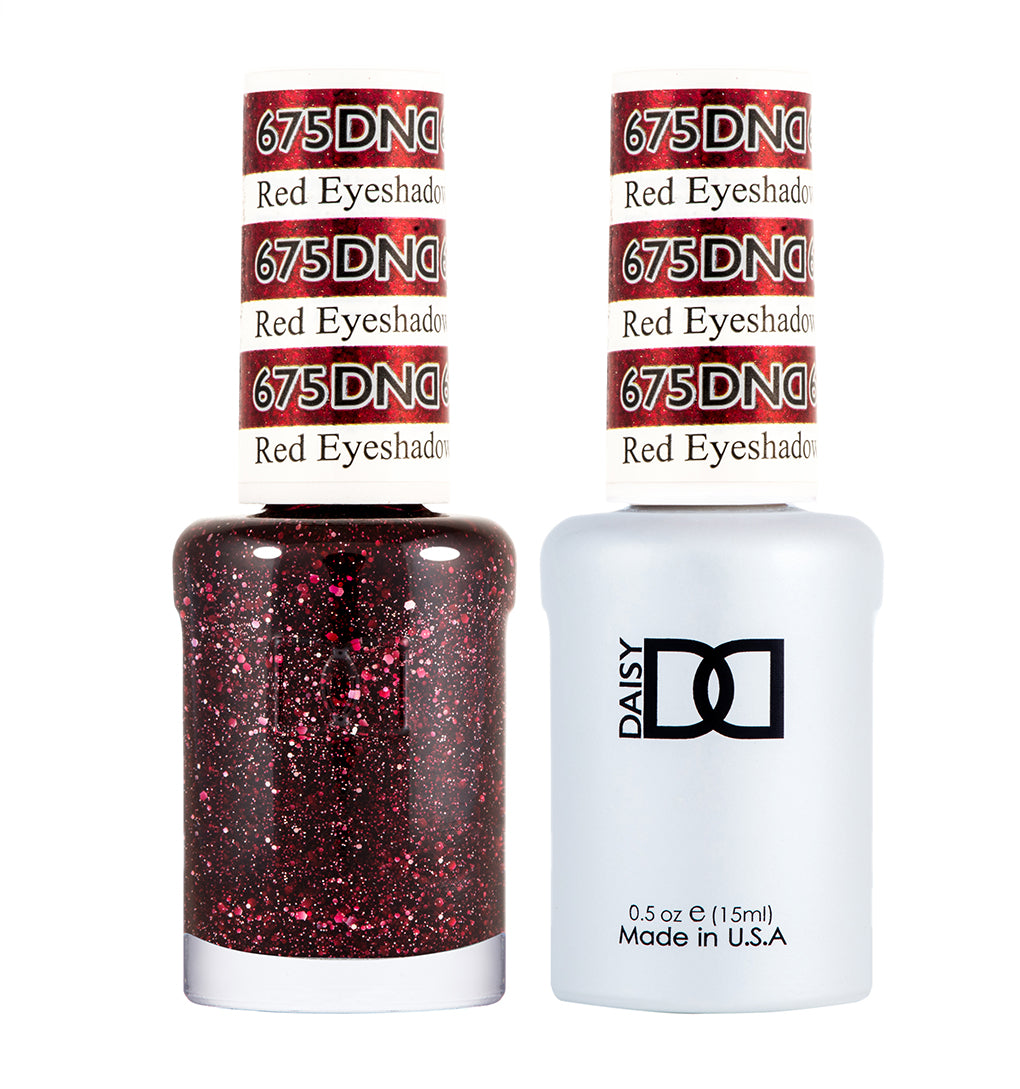 DND Duo Gel Polish-675 Red Eyeshadow
