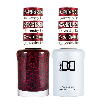 DND Duo Gel Polish-676 University Red