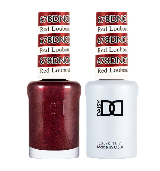 DND Duo Gel Polish-678 Red Louboutin