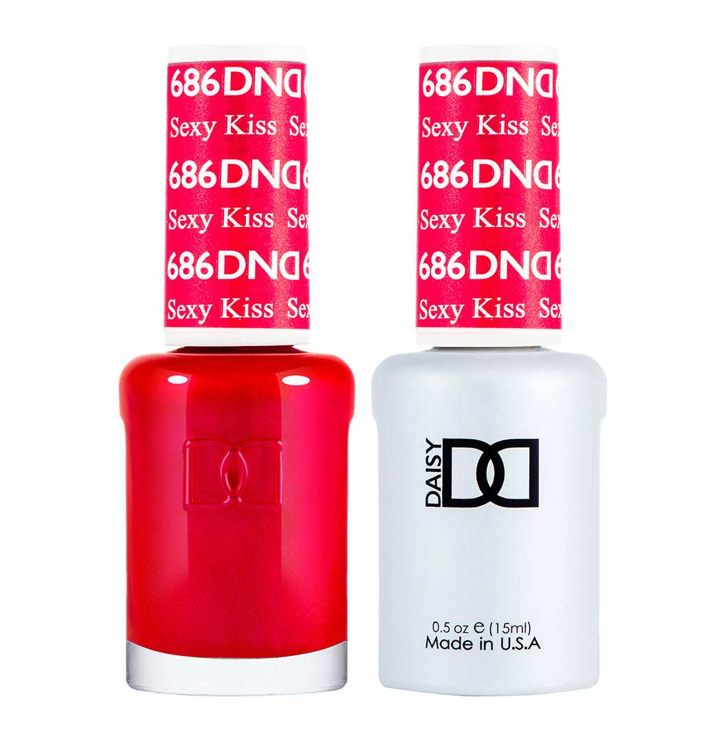 DND Duo Gel Polish-686 Sexy Kiss