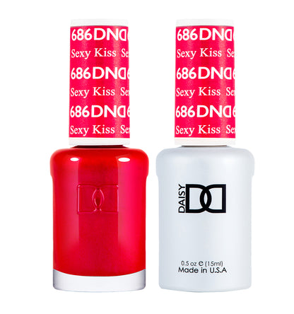 DND Duo Gel Polish-686 Sexy Kiss