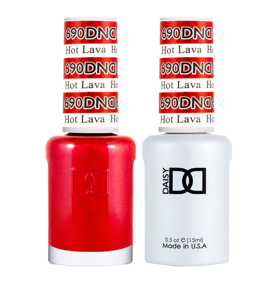DND Duo Gel Polish-690 Hot Lava
