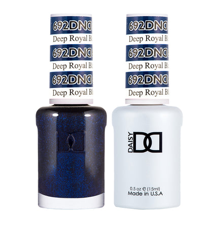 DND Duo Gel Polish-692 Deep Royal Blue