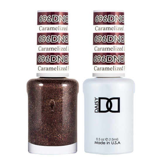 DND Duo Gel Polish-696 Caramelized Plum