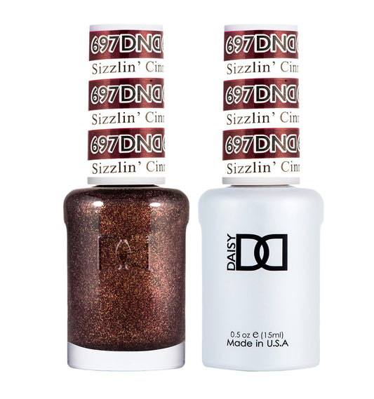 DND Duo Gel Polish-697 Sizzlin Cinmon