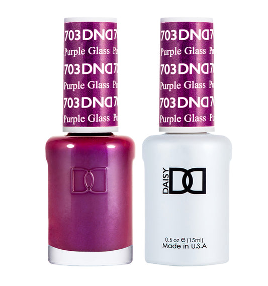 DND Duo Gel Polish-703 Purple Glass