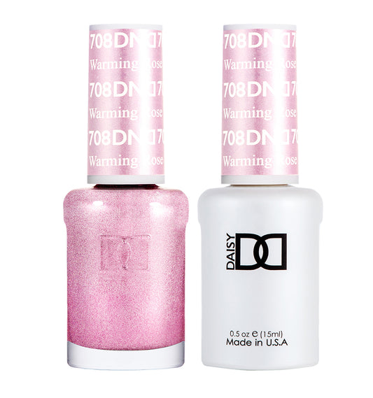 DND Duo Gel Polish-708 Warming Rose