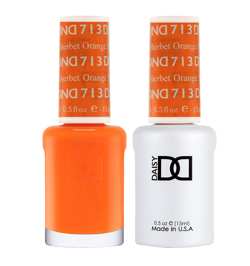 DND Duo Gel Polish-713 Orange Sherbet