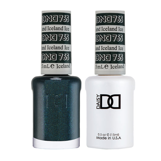 DND Duo Gel Polish-765 Iceland Ice