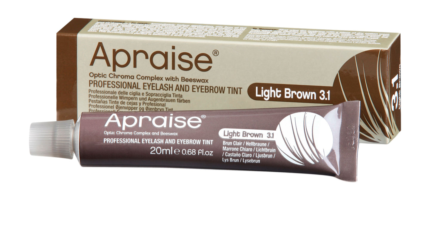 Apraise Professional Eyelash And Eyebrow Tint -3.1 Light Brown