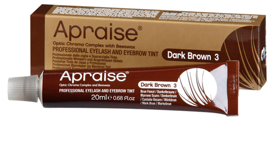 Apraise Professional Eyelash And Eyebrow Tint - 3 Dark Brown 20ml