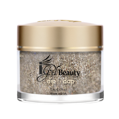 IGEL DIP & DAP POWDER - COSMIC GLITTER - CG10 LUMINOUS MOCHA