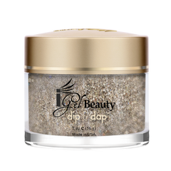 IGEL DIP & DAP POWDER - COSMIC GLITTER - CG10 LUMINOUS MOCHA