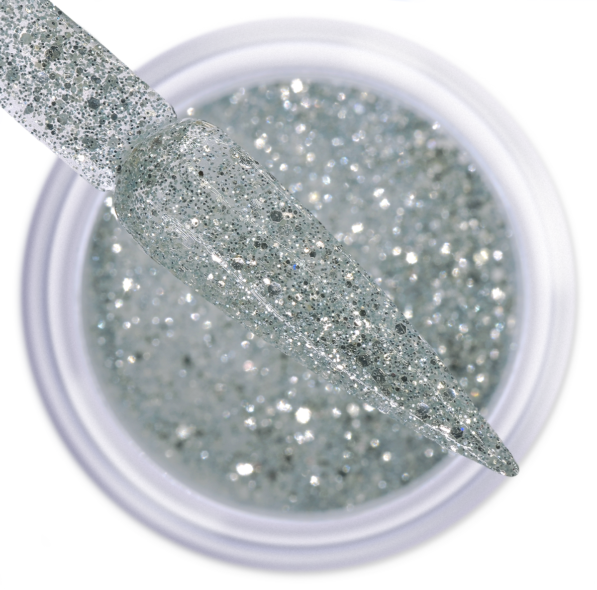 IGEL DIP & DAP POWDER - COSMIC GLITTER - CG31 SILVERY BLUE