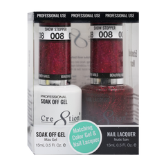 Cre8tion Matching Color Gel & Nail Lacquer - 008 Show Stopper