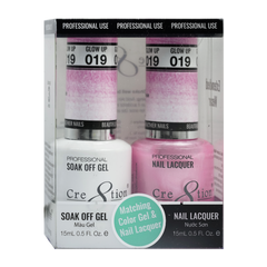 Cre8tion Matching Color Gel & Nail Lacquer - 019 Glow Up