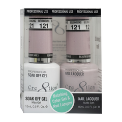 Cre8tion Matching Color Gel & Nail Lacquer - 121 Belonging
