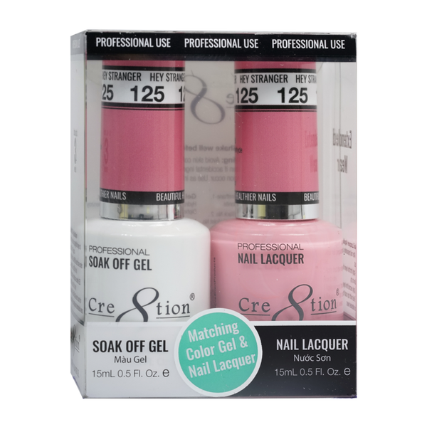 Cre8tion Matching Color Gel & Nail Lacquer - 125 Hey Stranger