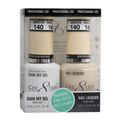 Cre8tion Matching Color Gel & Nail Lacquer - 140 Forgotten