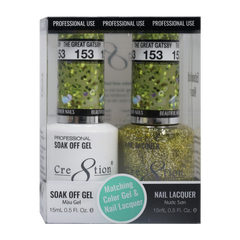 Cre8tion Matching Color Gel & Nail Lacquer - 153 The Great Gatsby