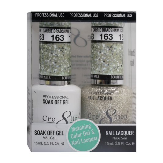 Cre8tion Matching Color Gel & Nail Lacquer - 163 Carrie Bradshaw