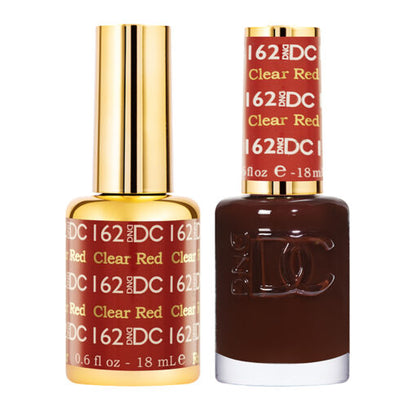 DND DC Duo Gel Polish-162 Clear Red