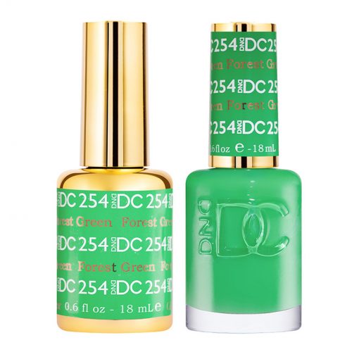 DND DC Duo Gel Polish-254 Forest Green