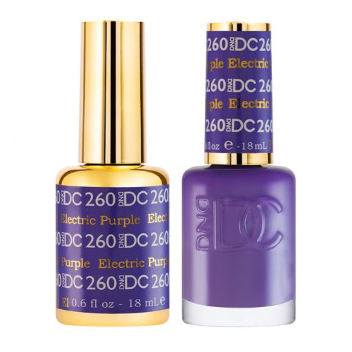 DND DC Duo Gel Polish-260 Electric Purbple