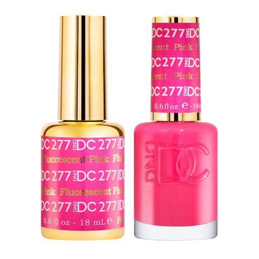 DND DC Duo Gel Polish-277 Fluorescent Pink