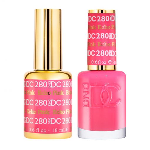 DND DC Duo Gel Polish-280 Echo Pink