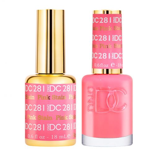 DND DC Duo Gel Polish-281 Stain Pink
