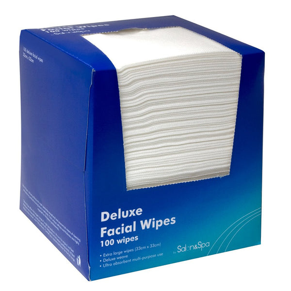 Deluxe Fibrella  Facial Wipes - 100 Wipes