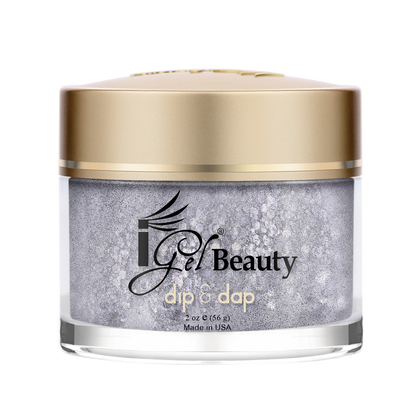 IGEL DIP & DAP POWDER - DIAMOND GLITTER - DG01 DAZZLING PLATINUM