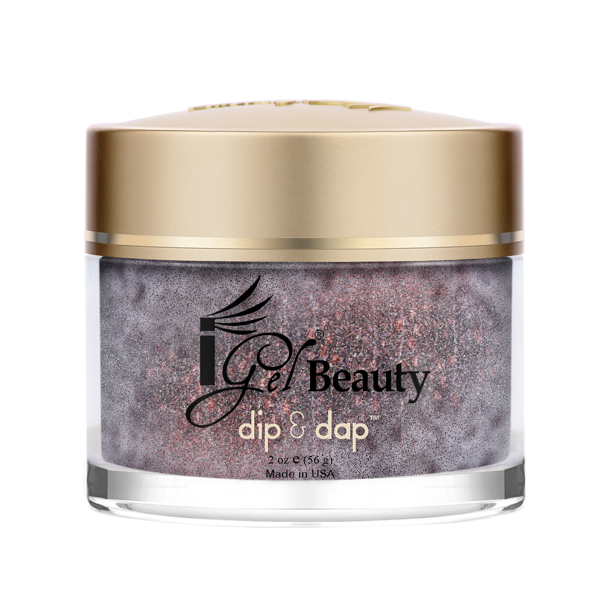 IGEL DIP & DAP POWDER - DIAMOND GLITTER - DG19 SPENDOR CHOCOLATE