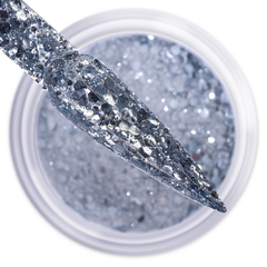 IGEL DIP & DAP POWDER - DIAMOND GLITTER - DG28 METALLIC BLUE