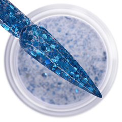 IGEL DIP & DAP POWDER - DIAMOND GLITTER - DG30 FESTIVE BLUE