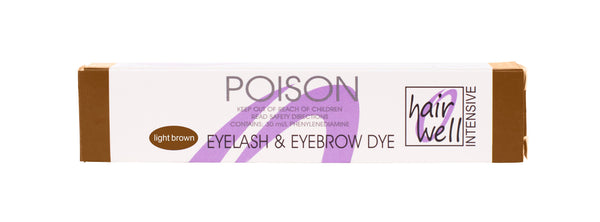 Hairwell Professional Eyelash/Eyebrow Tint - Light Brown