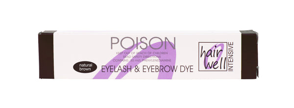 Hairwell Professional Eyelash/Eyebrow Tint - Natural Brown