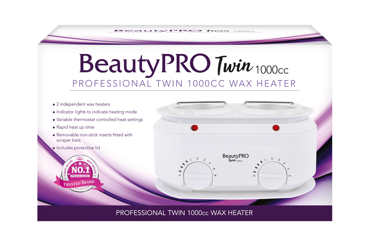 Beauty Pro Twin Wax Heater 2X 1 Ltr