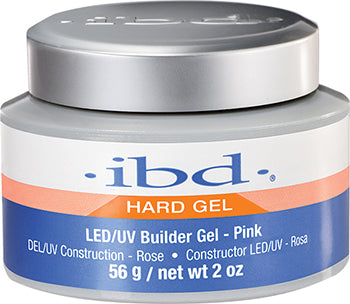 IBD Hard Gel LED/UV Builder Gel – Pink (2 oz)
