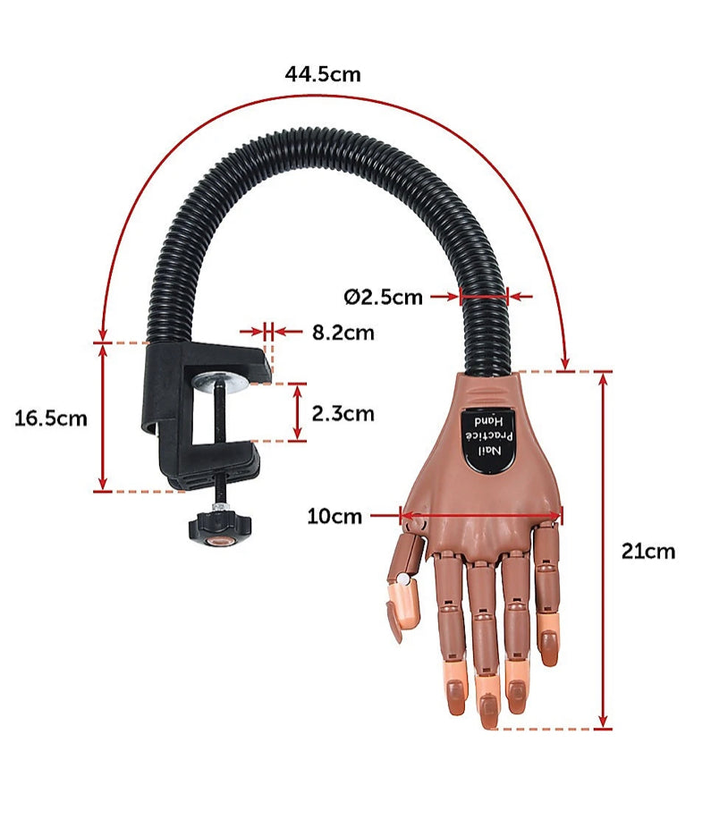 Practice Hand Flexible Nail Training