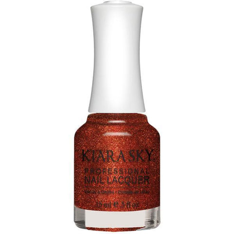 Kiara Sky Nail Lacquer - N457 Frosted Pomegrante